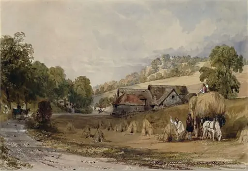 Haymaking at Ashurst, Surrey