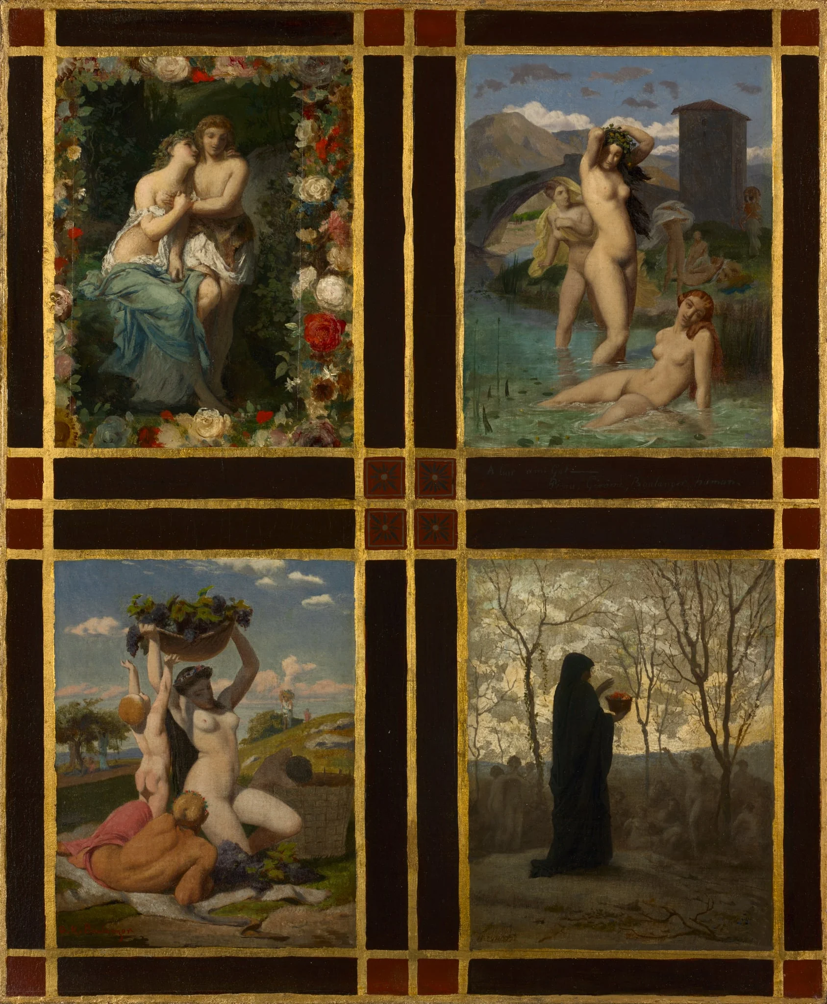 The Four Seasons, by Henry Picou, unspecified, 1850