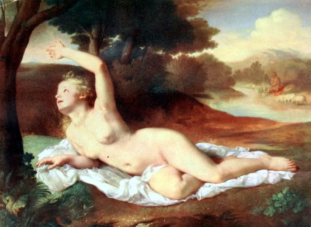 Resting Psyche or Venus and Faun