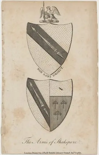 Coat of Arms of Shakespeare