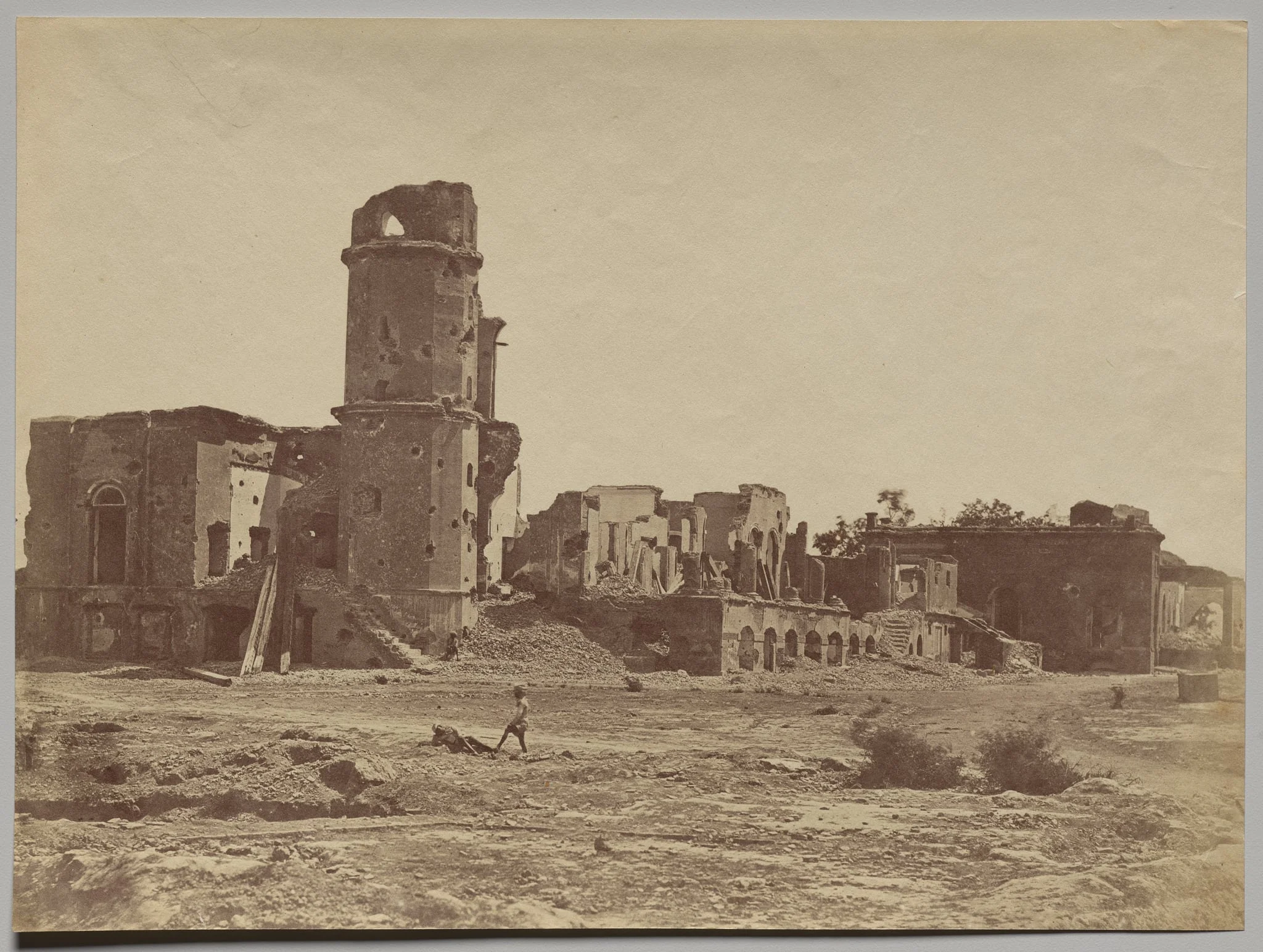 The Residency, Taken from the Redan Battery, by Felice A. Beato, 1858