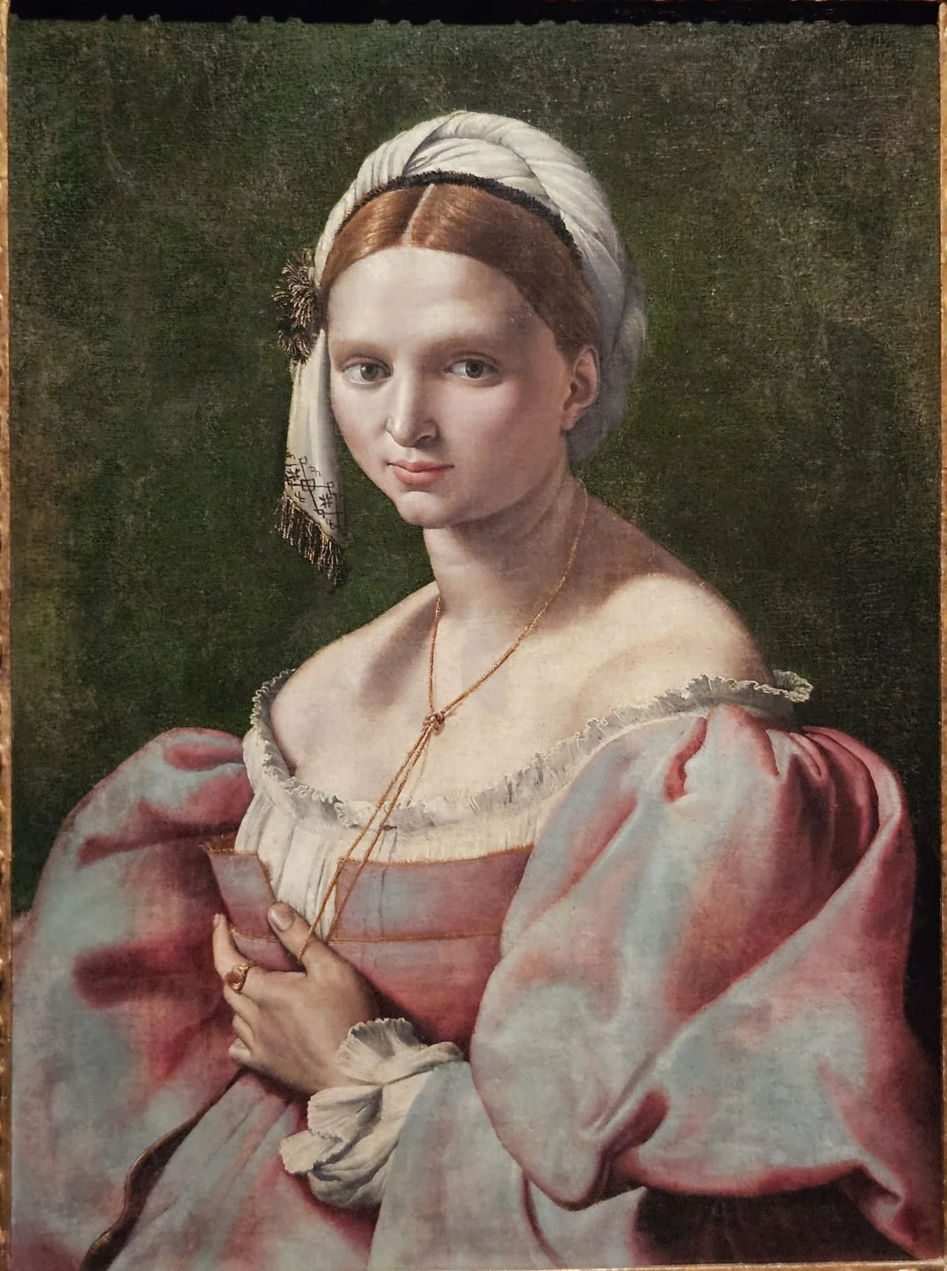 Retrato de Mulher Jovem, by Giuliano Bugiardini, unspecified, 1516