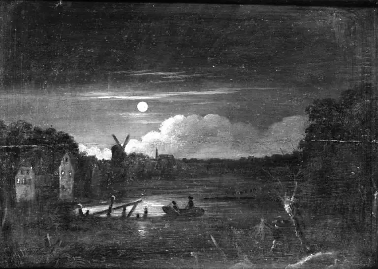 Moonlit Riverscape