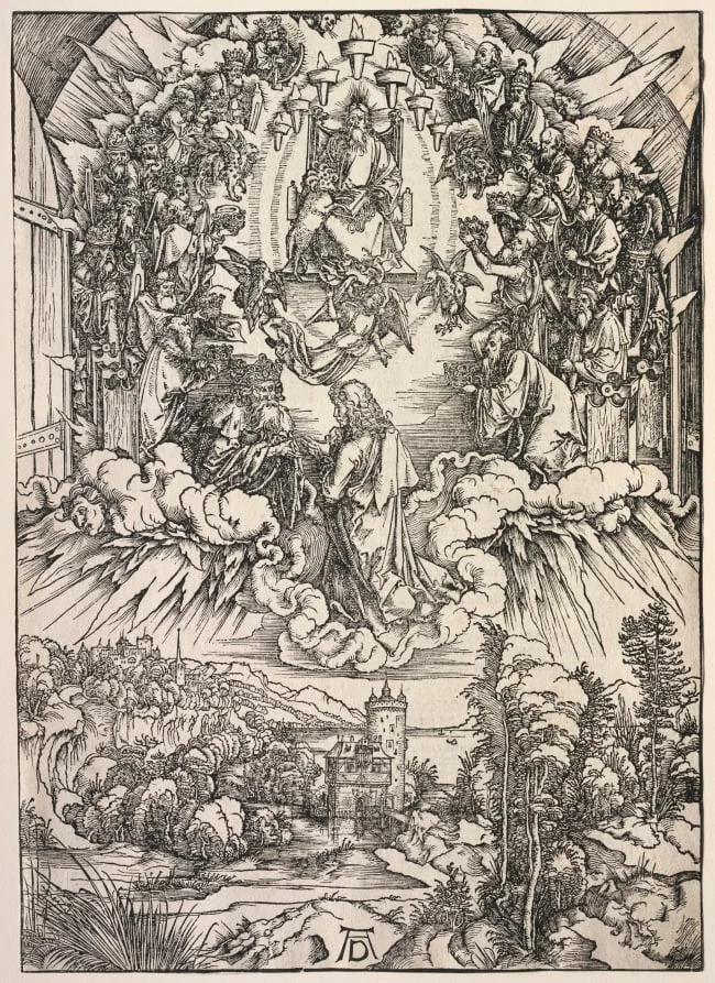 Revelation of St. John: St. John before the Throne, by Albrecht Dürer, 1511