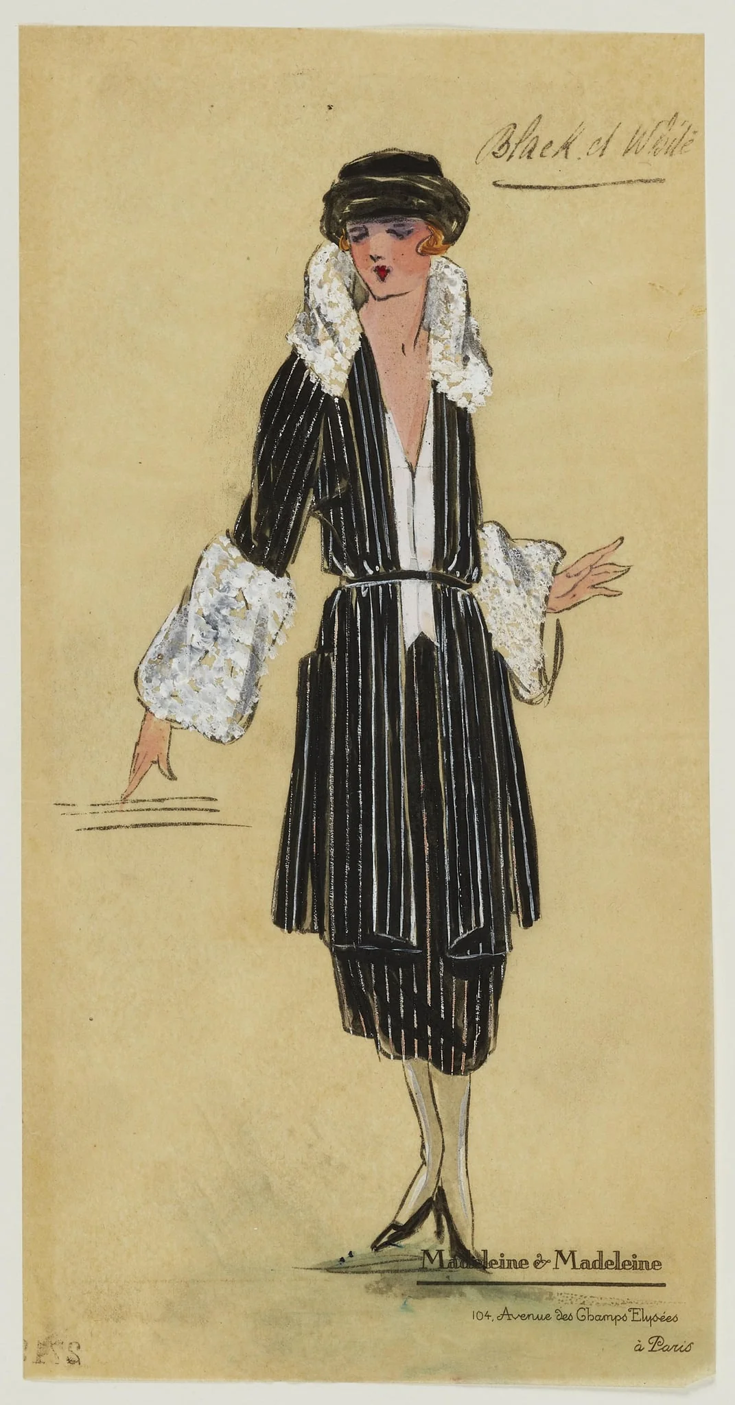 Black et White, by Madeleine & Madeleine, 1924