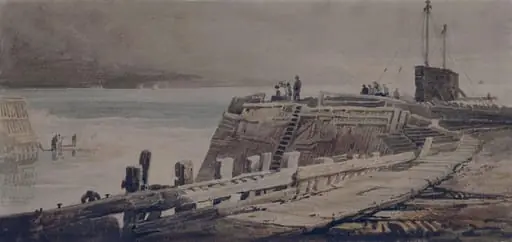 A pier-head