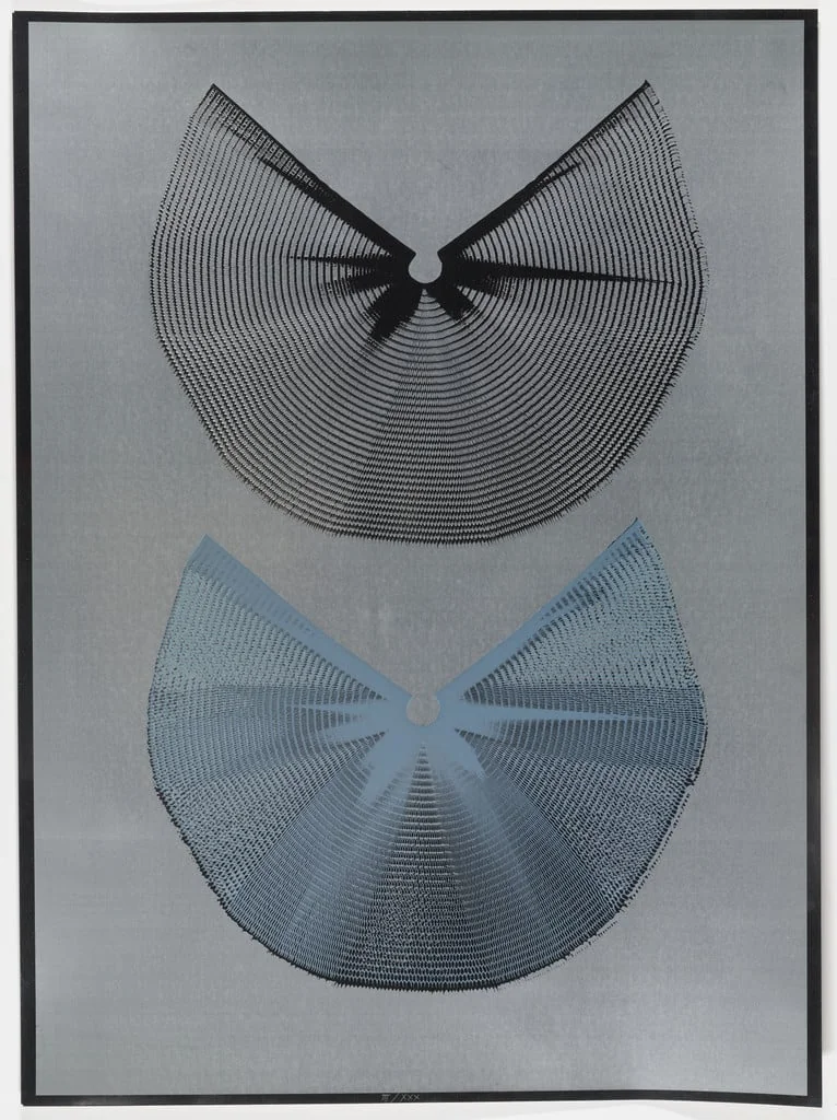 Untitled, by Heinz Mack, ink, 1973