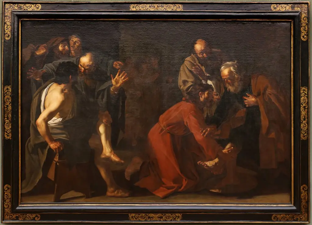 Christ washing the feet of Saint Peter (John 13:1-20)