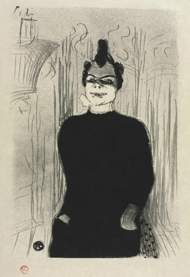 At the Gaieté Rochechouart:  Nicolle, by Henri de Toulouse-Lautrec, 1893
