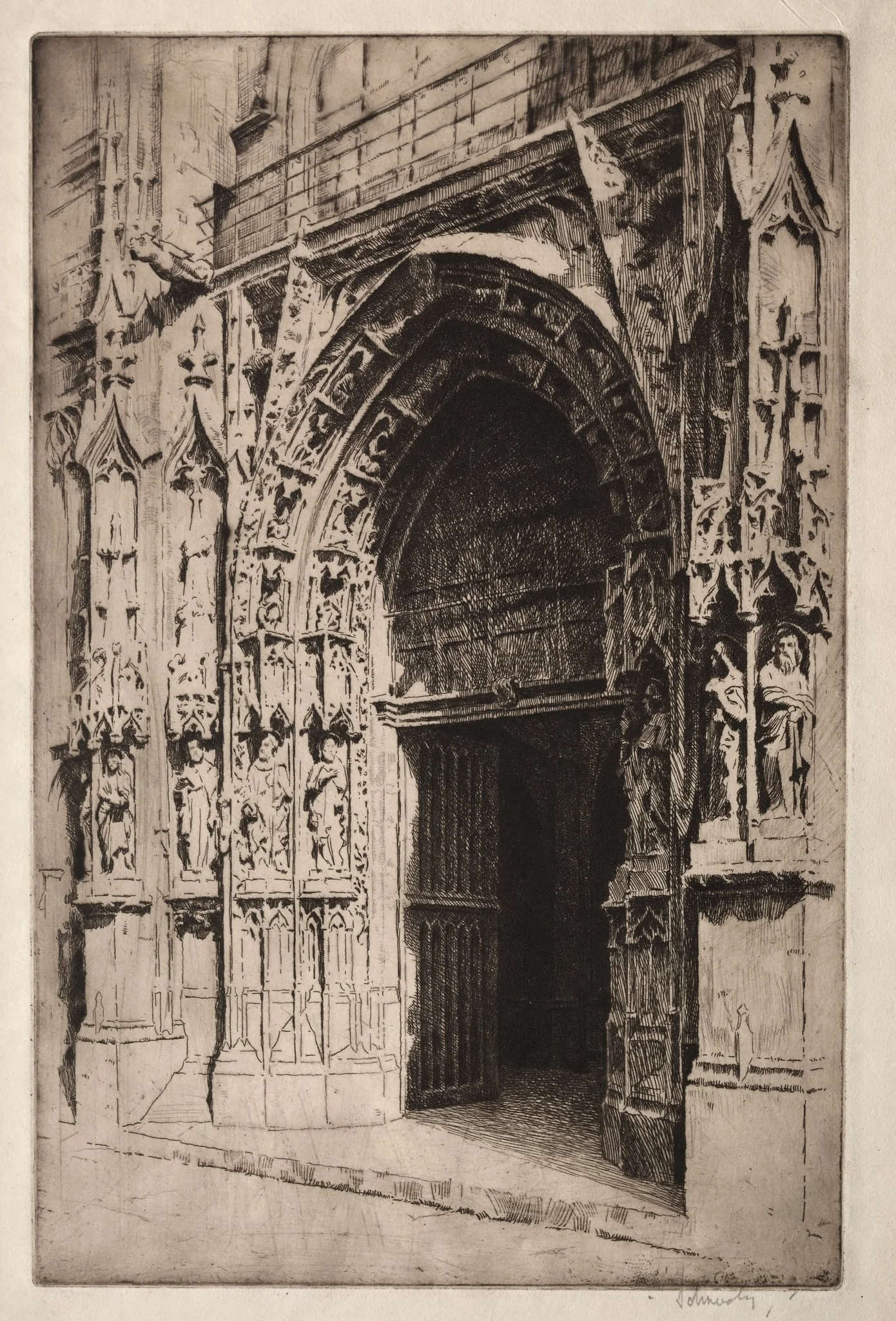 Portrail Central, Eglise St. Merri, Paris