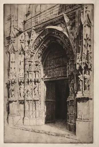 Portrail Central, Eglise St. Merri, Paris