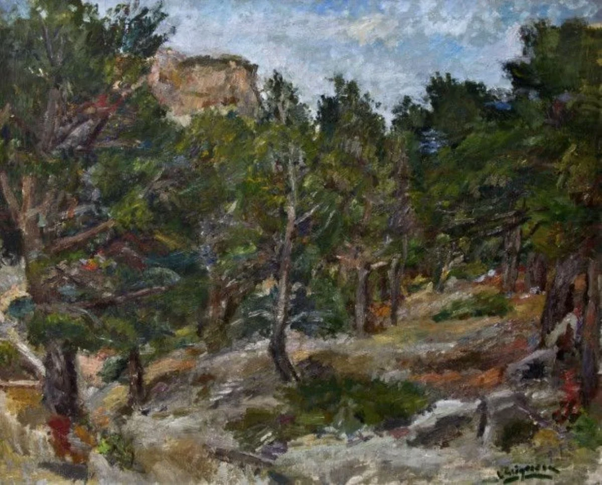 Peisaj din Cassis, by Lucian Grigorescu, unspecified