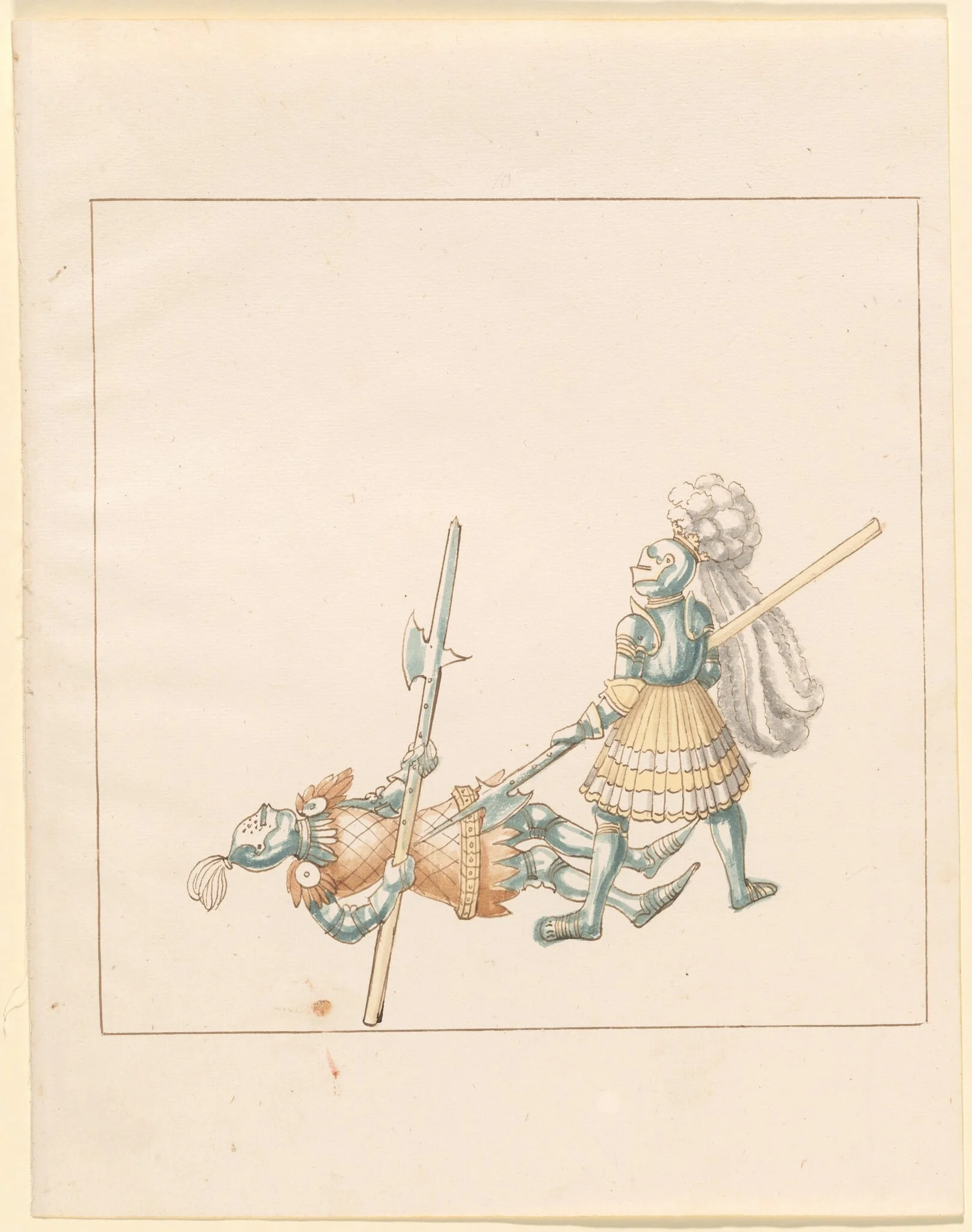 Foot Combat with Halberds