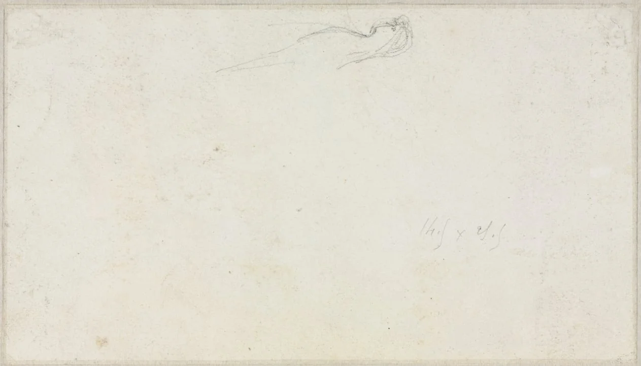 Sketch of a Sphinx [?] (verso)