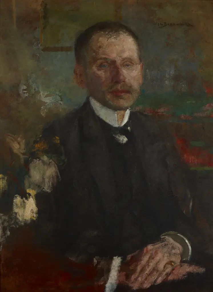 Portrait of Bogdan Faleński – two-sided painting
