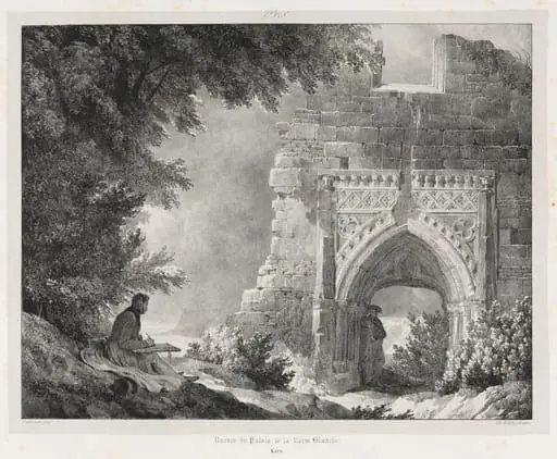 Picturesque and Romantic Journeys in Old France: Ruins of the Palace of the White Queen