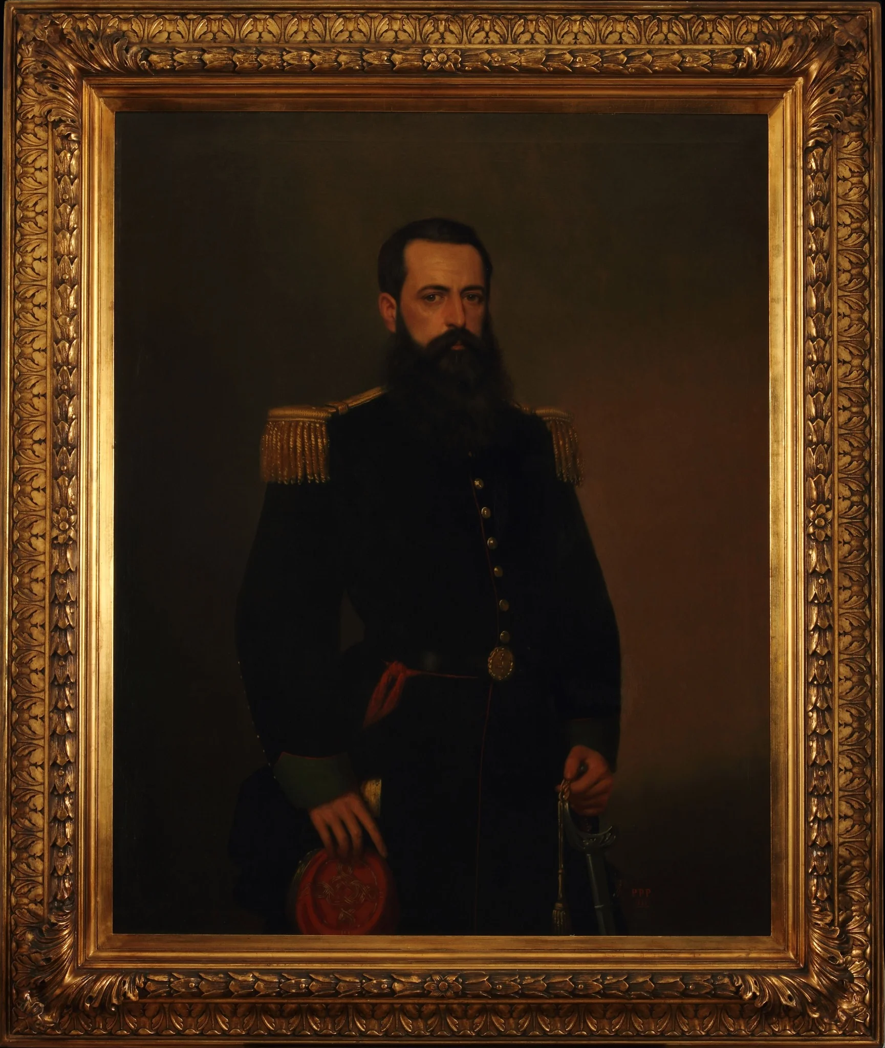 Coronel Alvaro Barros, by Prilidiano Pueyrredón, oil, 1865