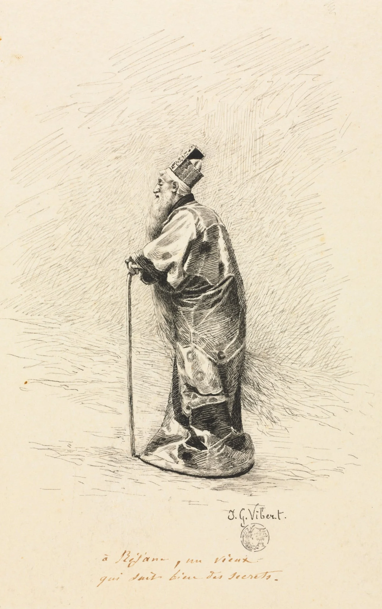 Study for the Magician in "Conte de Fée" (Story of a Fairy)