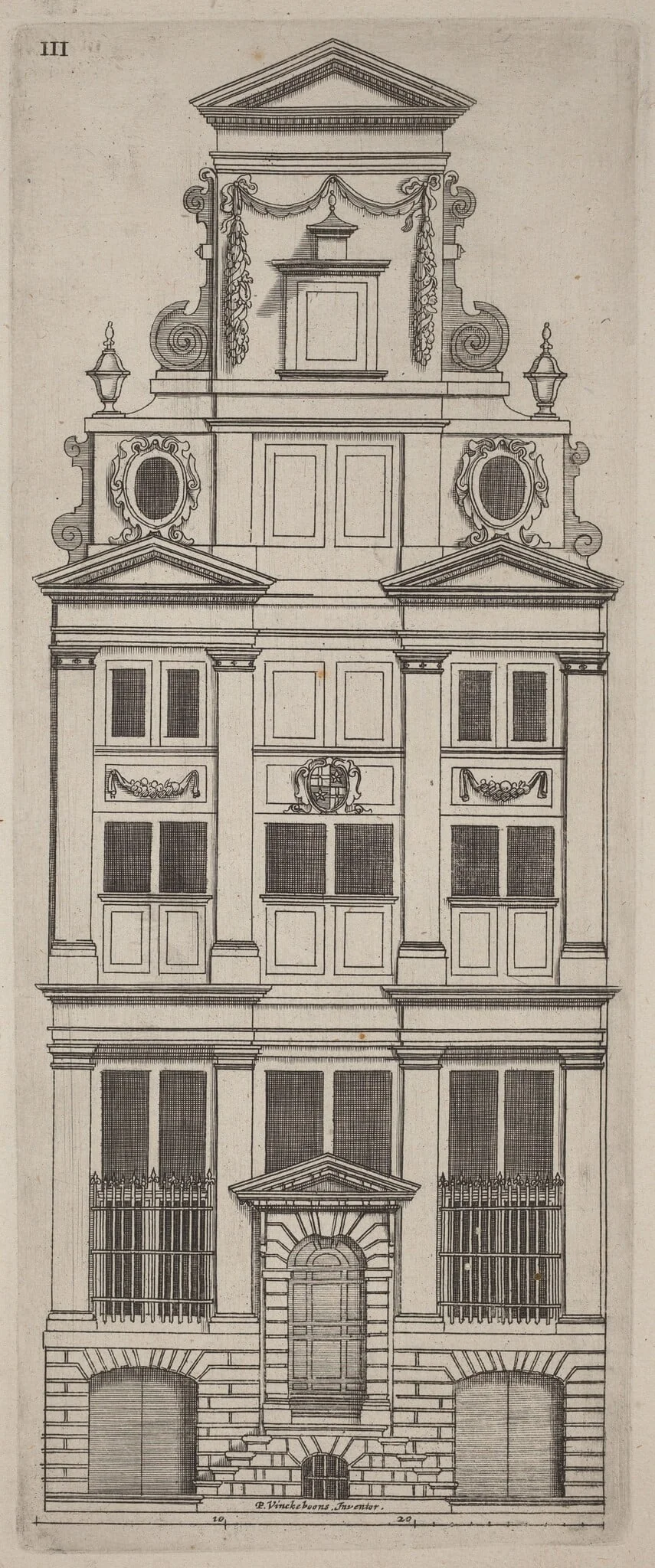 Dutch Facade Elevation: pl. 3