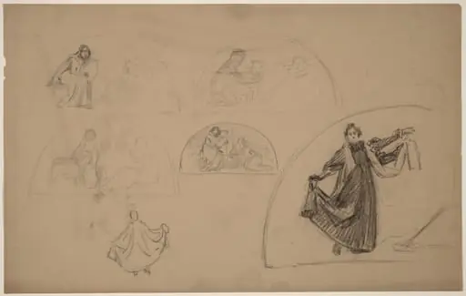 Studies for a Lunette