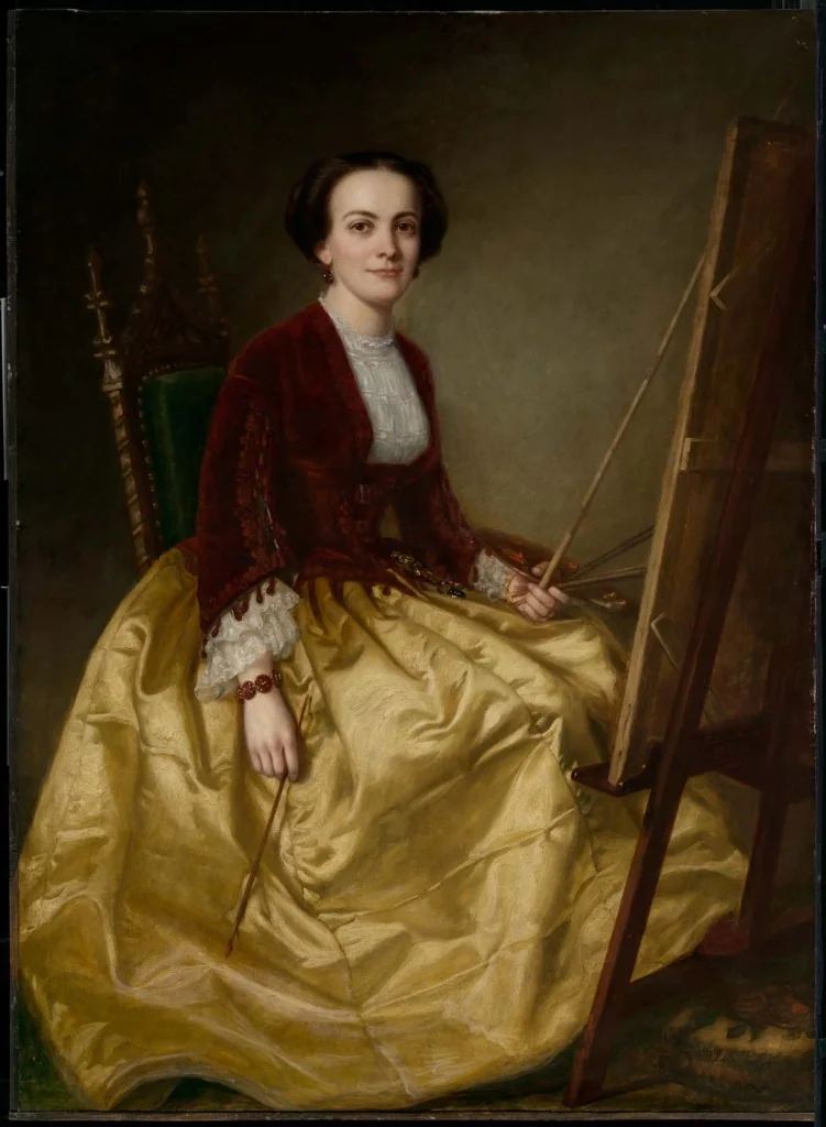 Mrs. Charles Morey (Anna Chadbourne, later Mrs. David E. Hughes), by George P. A. Healy, oil, 1855