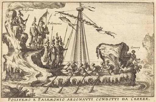 Polifemo e Palemonio Argonauti condotti da Cerere