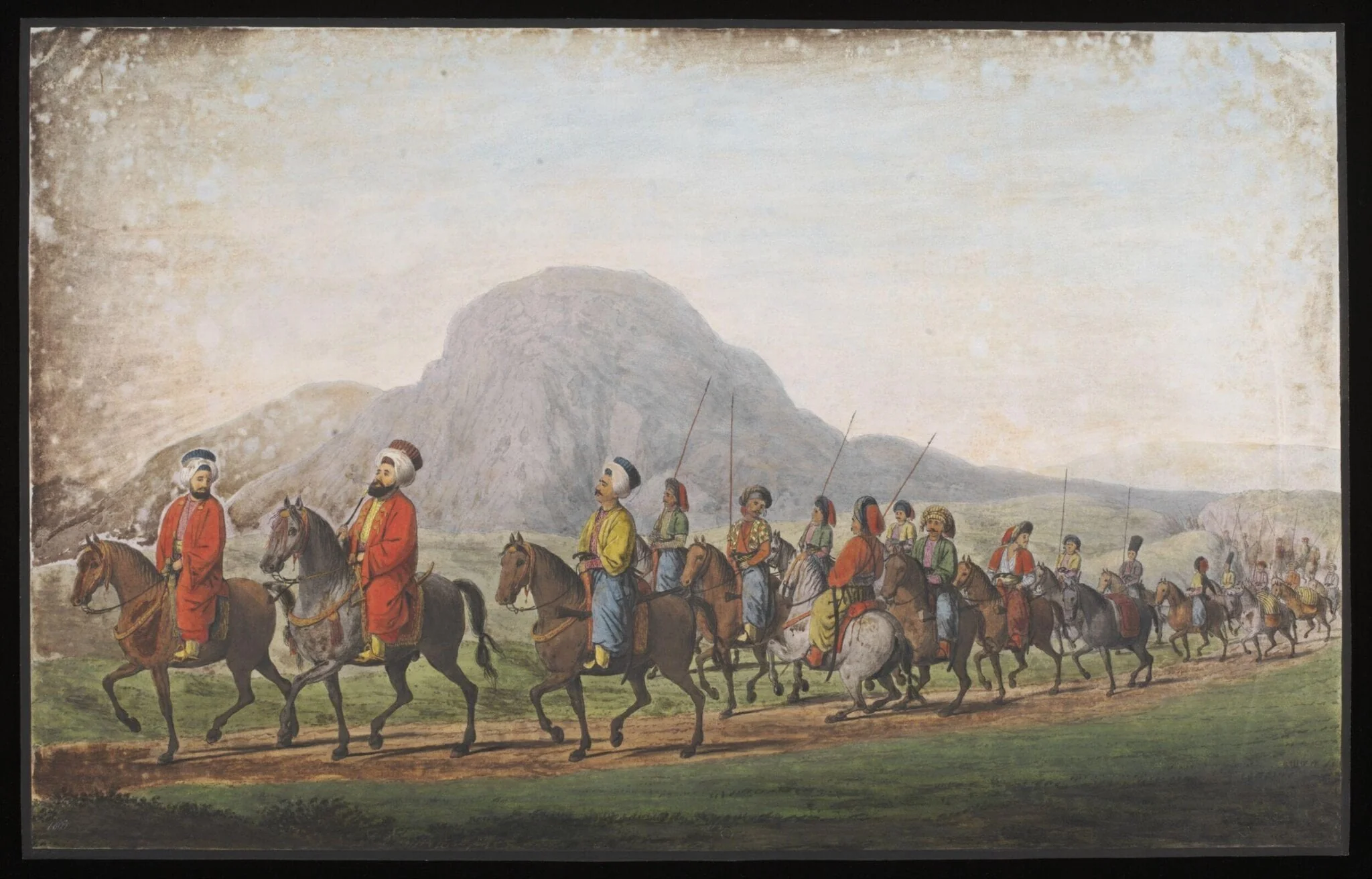 A Pasha travelling with his escort[?]