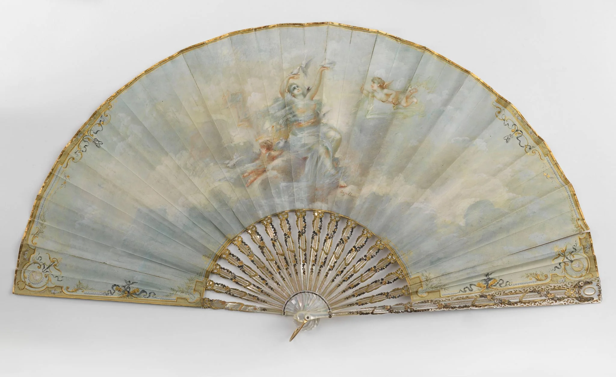 Eventail de la Maison Gustave Beer, by Jan de Beer, unspecified, 1850