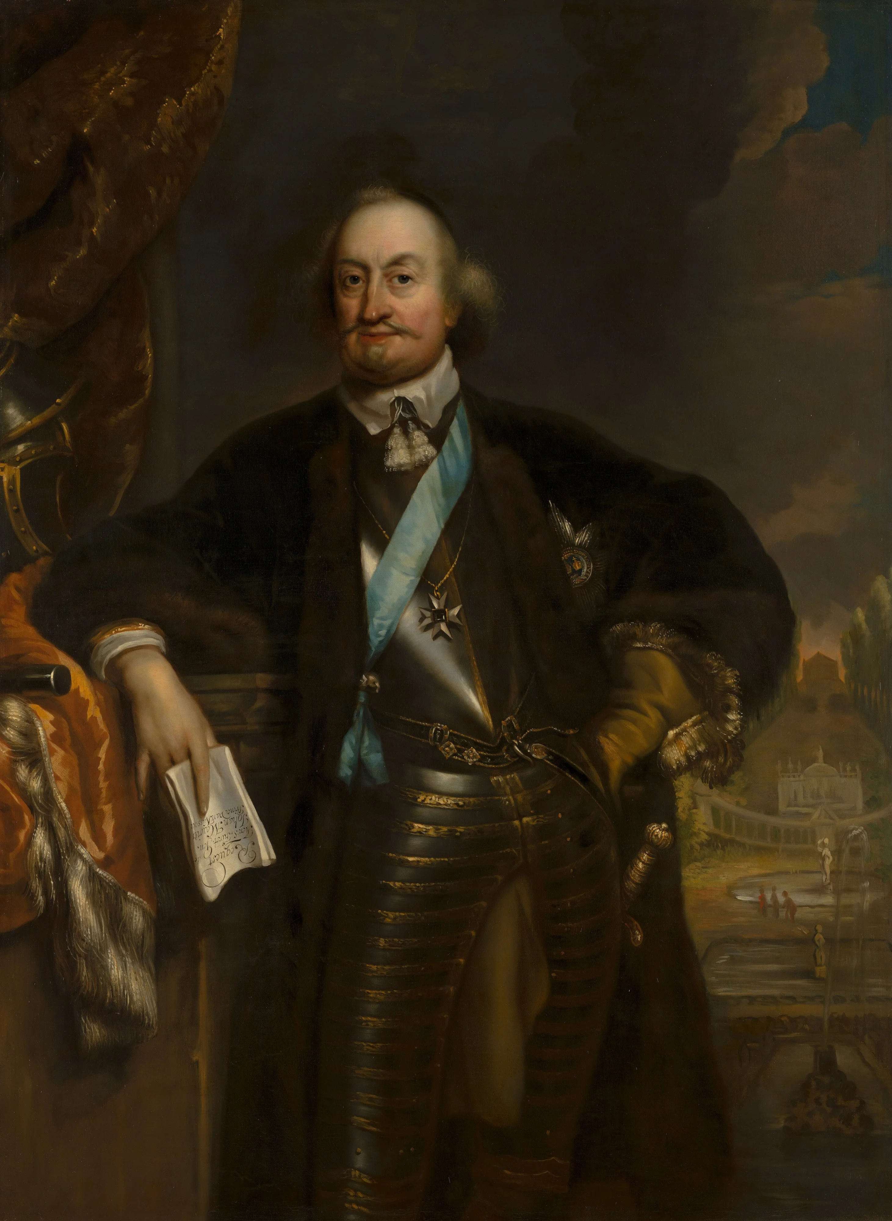 Portrait of Johan Maurits (1604-1679), Count of Nassau-Siegen, Founder of the Mauritshuis, by Jan de Baen, oil, 1669