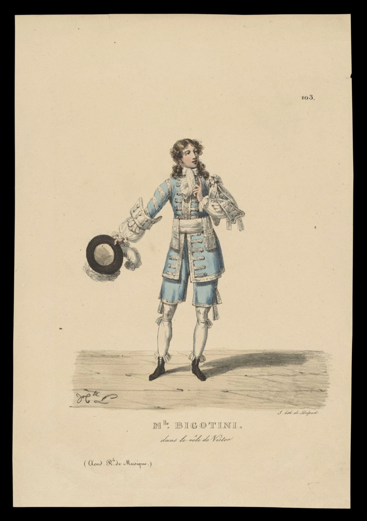 H Beard Print Collection, by François Séraphin Delpech, 1820