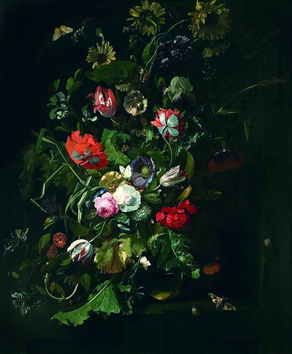 Buchet de flori într-un vas