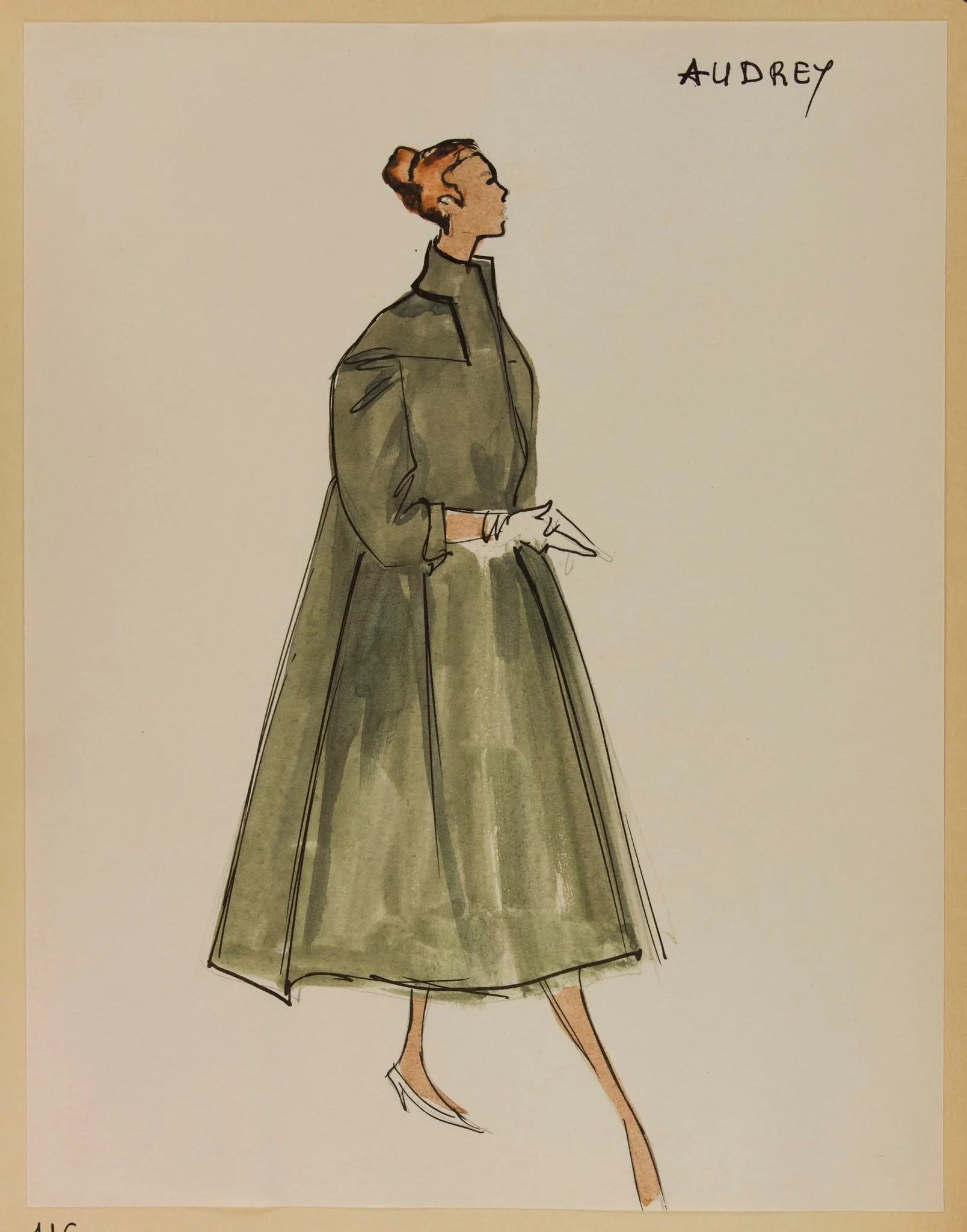 Audrey, by Marie-Louise Carven, 1955