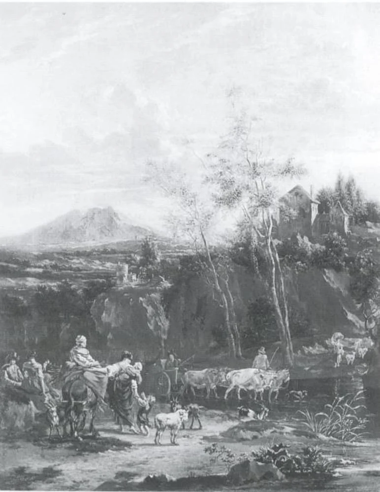 Peasants and Cattle at a Ford