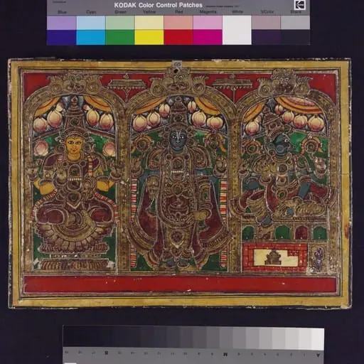 Vishnu, Varahi and Lakshmi