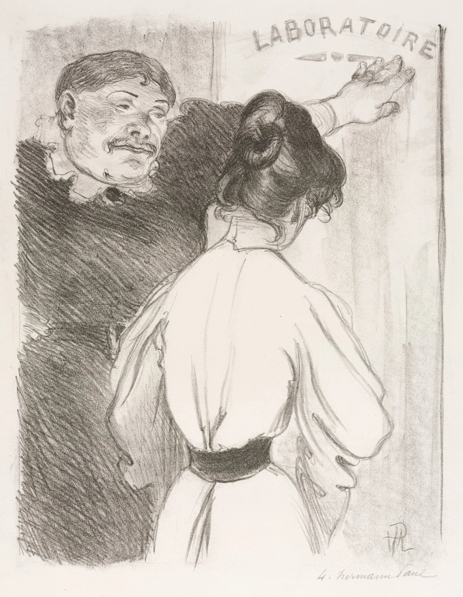 Laboratoire, by Hermann-Paul, 1900