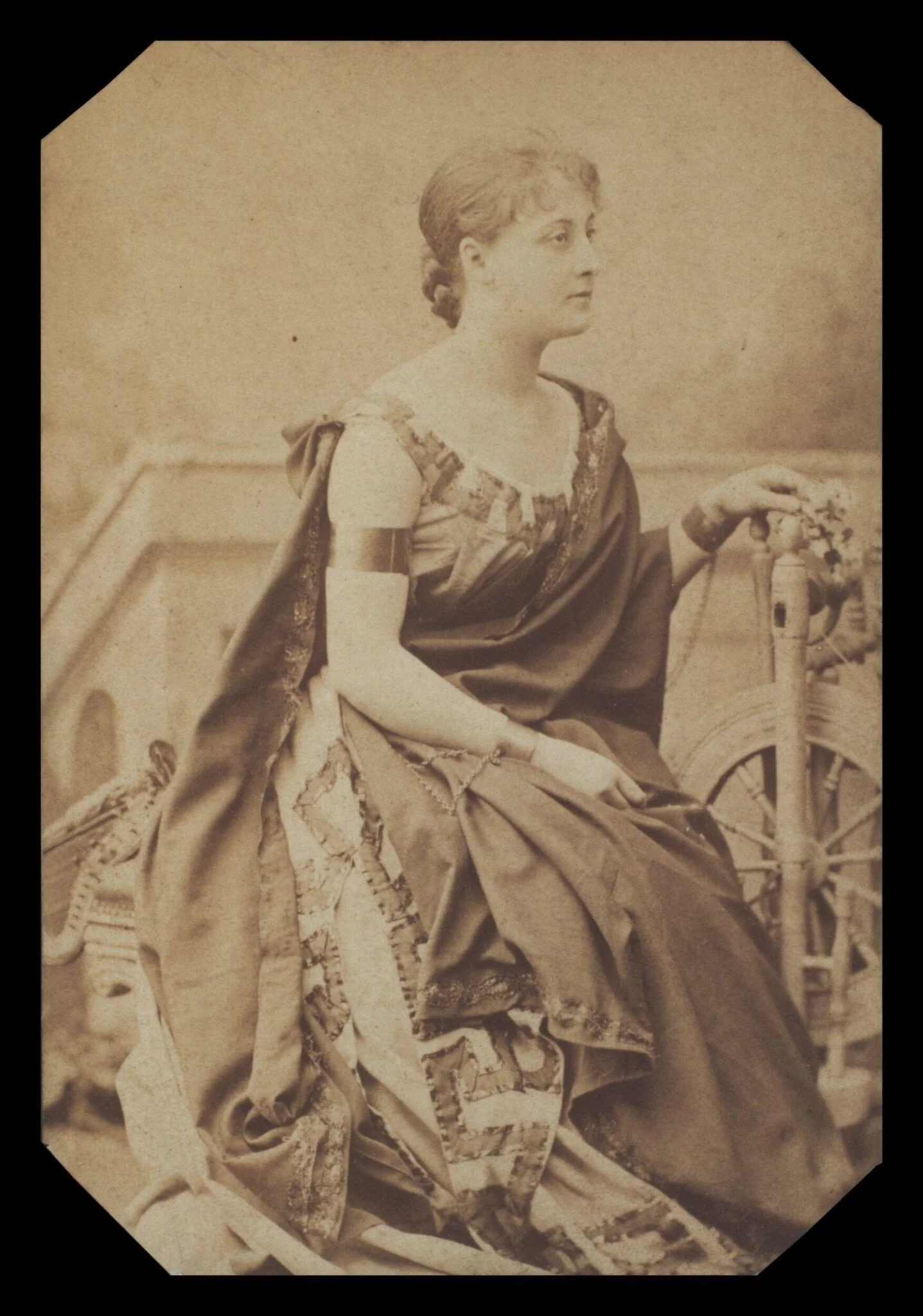 Guy Little Theatrical Photograph, by Chancellor, photographic, 1877