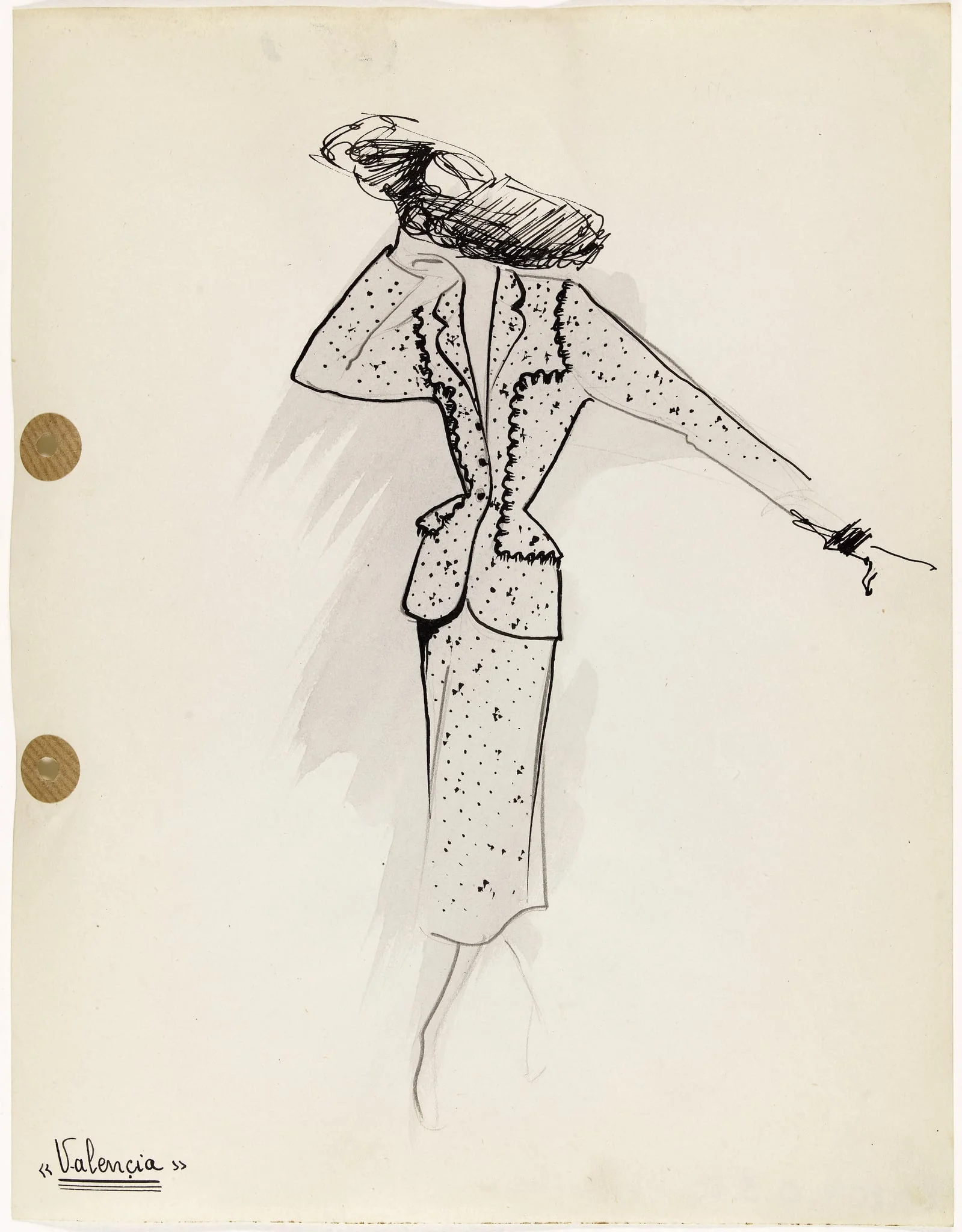 'Valençia', by Carven, 1949