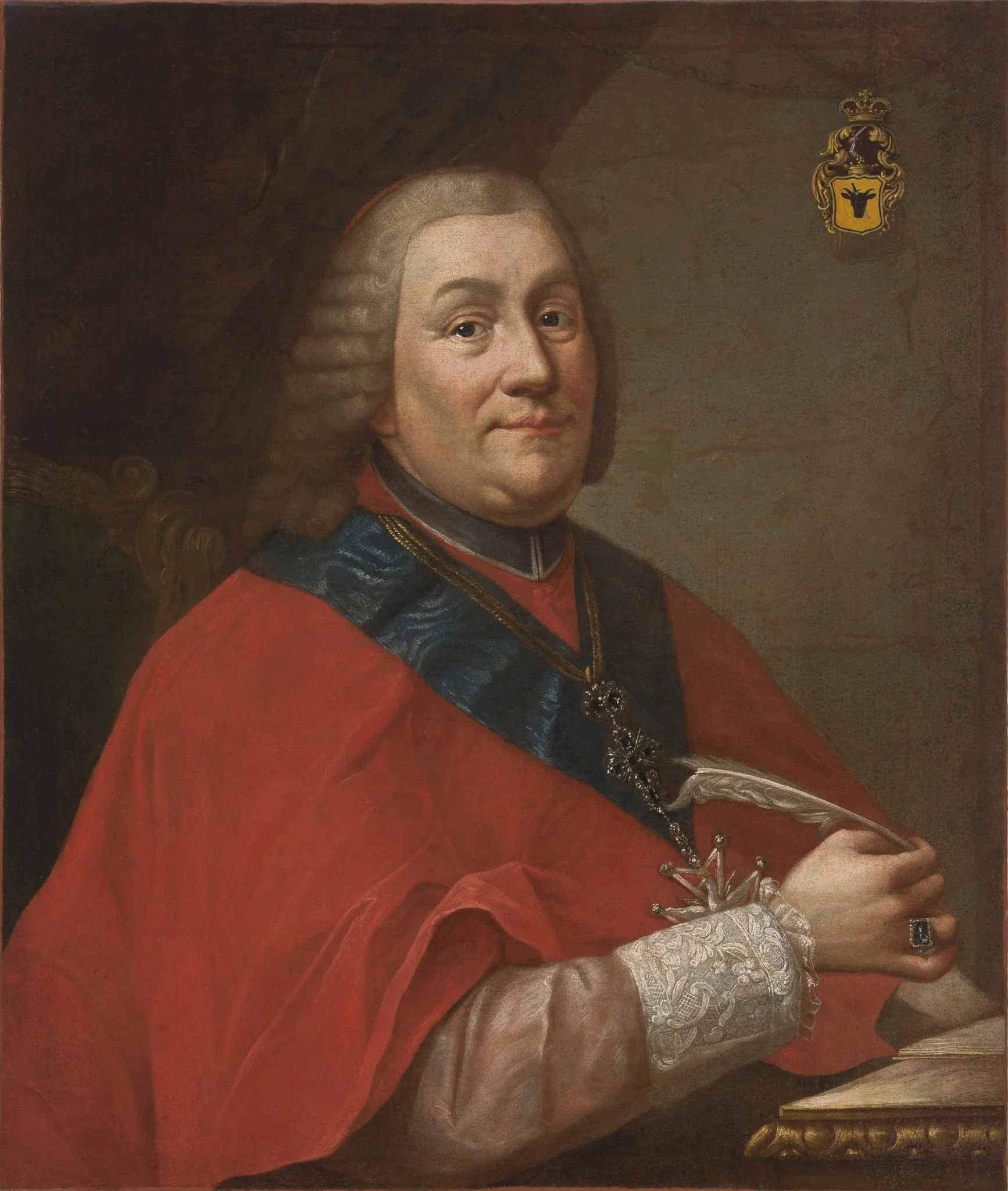 Portrait of Władysław Łubieński (1703–1767), Archbishop of Gniezno and the Primate of Poland