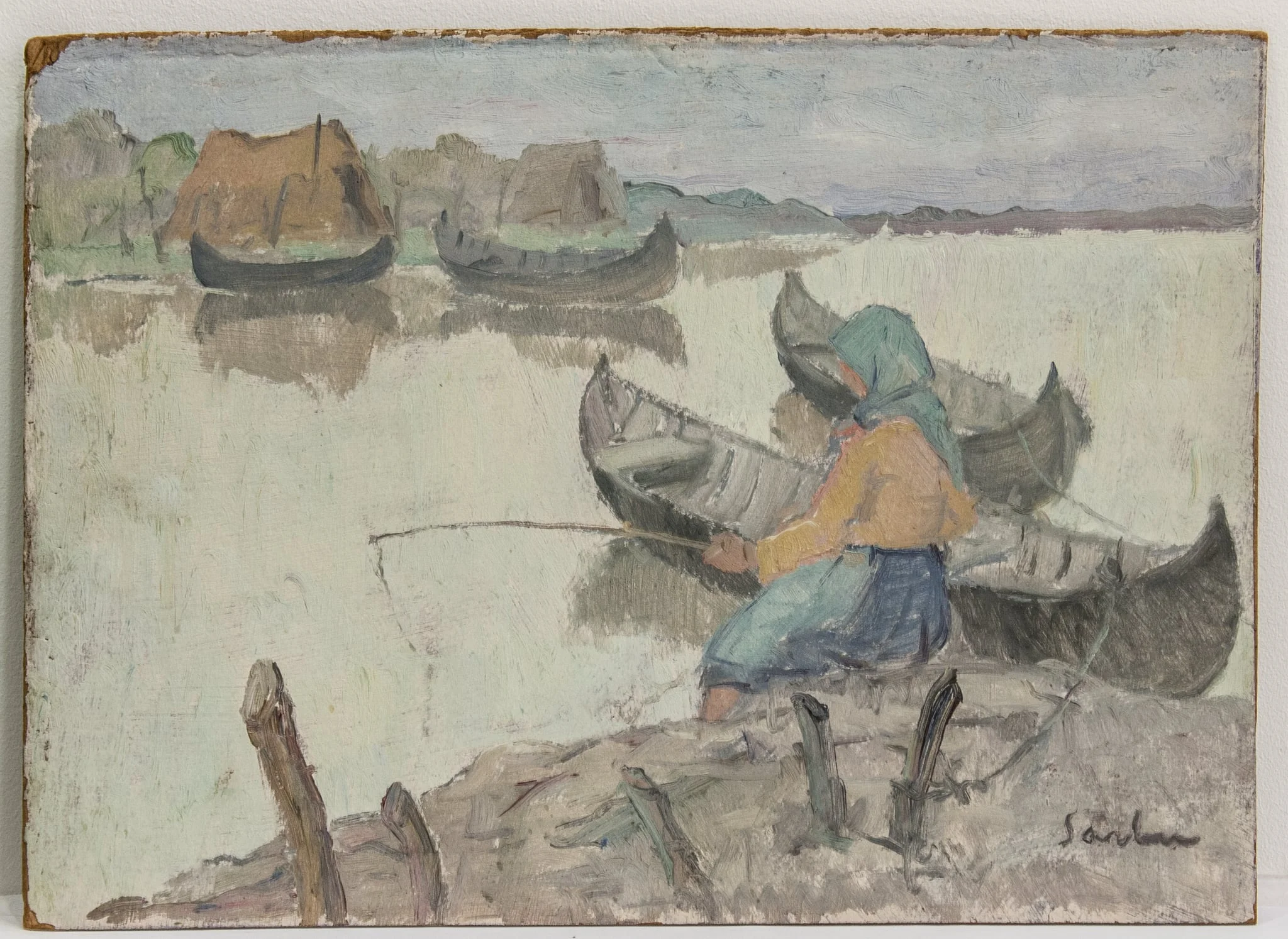 Pescărița, by Gheorghe Sârbu, 1929