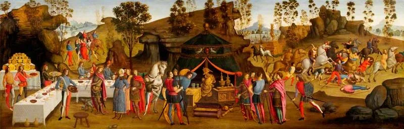 The Magnanimity of Alexander the Great  (scene from the story of Alexander the Great)