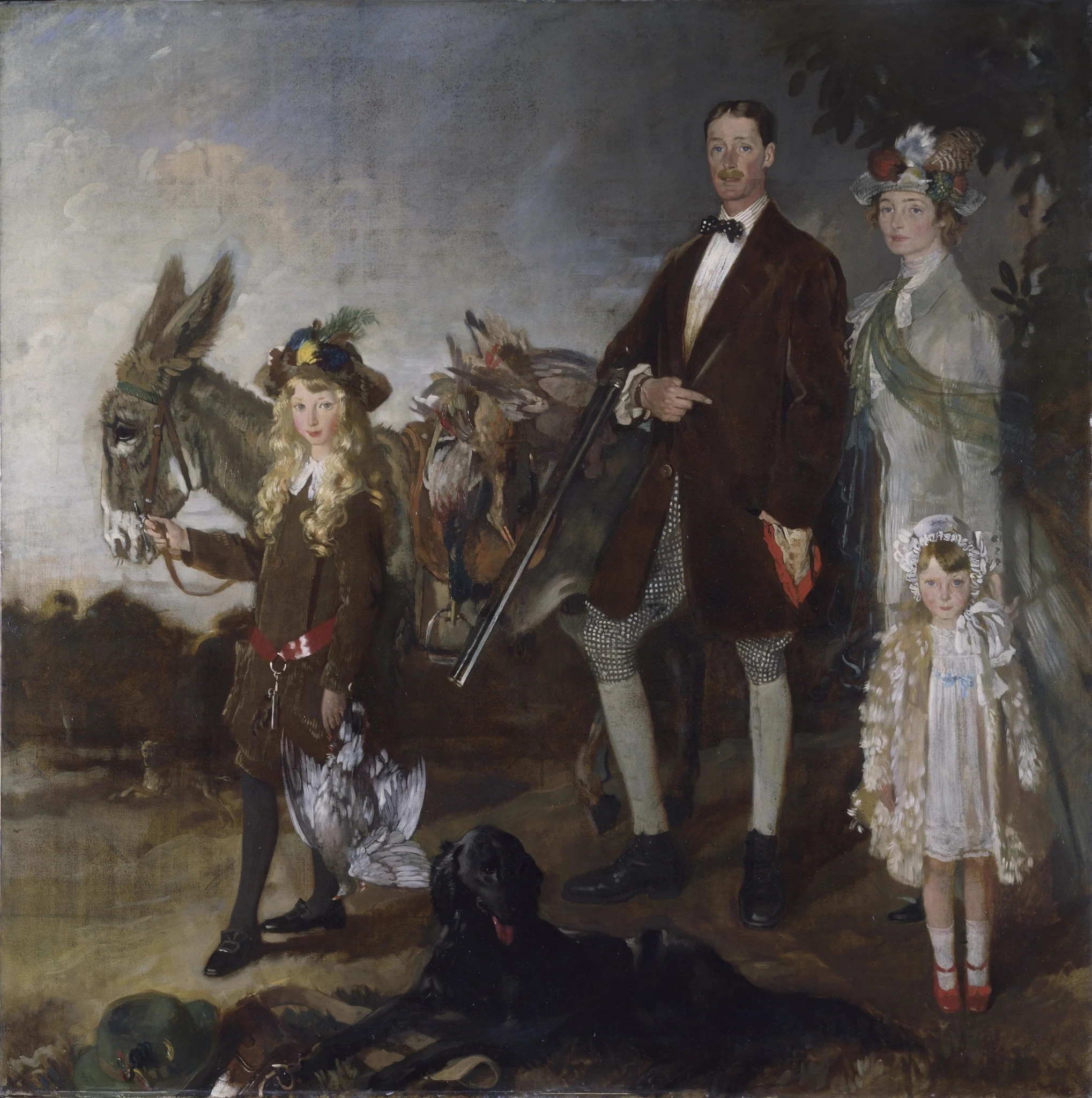 The Vere Foster Family, by William Orpen, oil, 1907