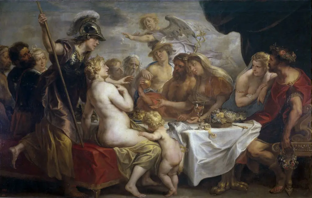 The wedding of Thetis and Peleus