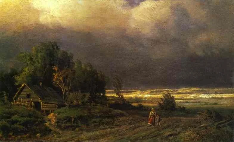 Before a thunderstorm