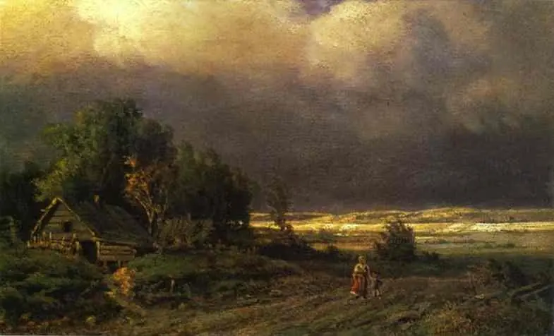 Before a thunderstorm