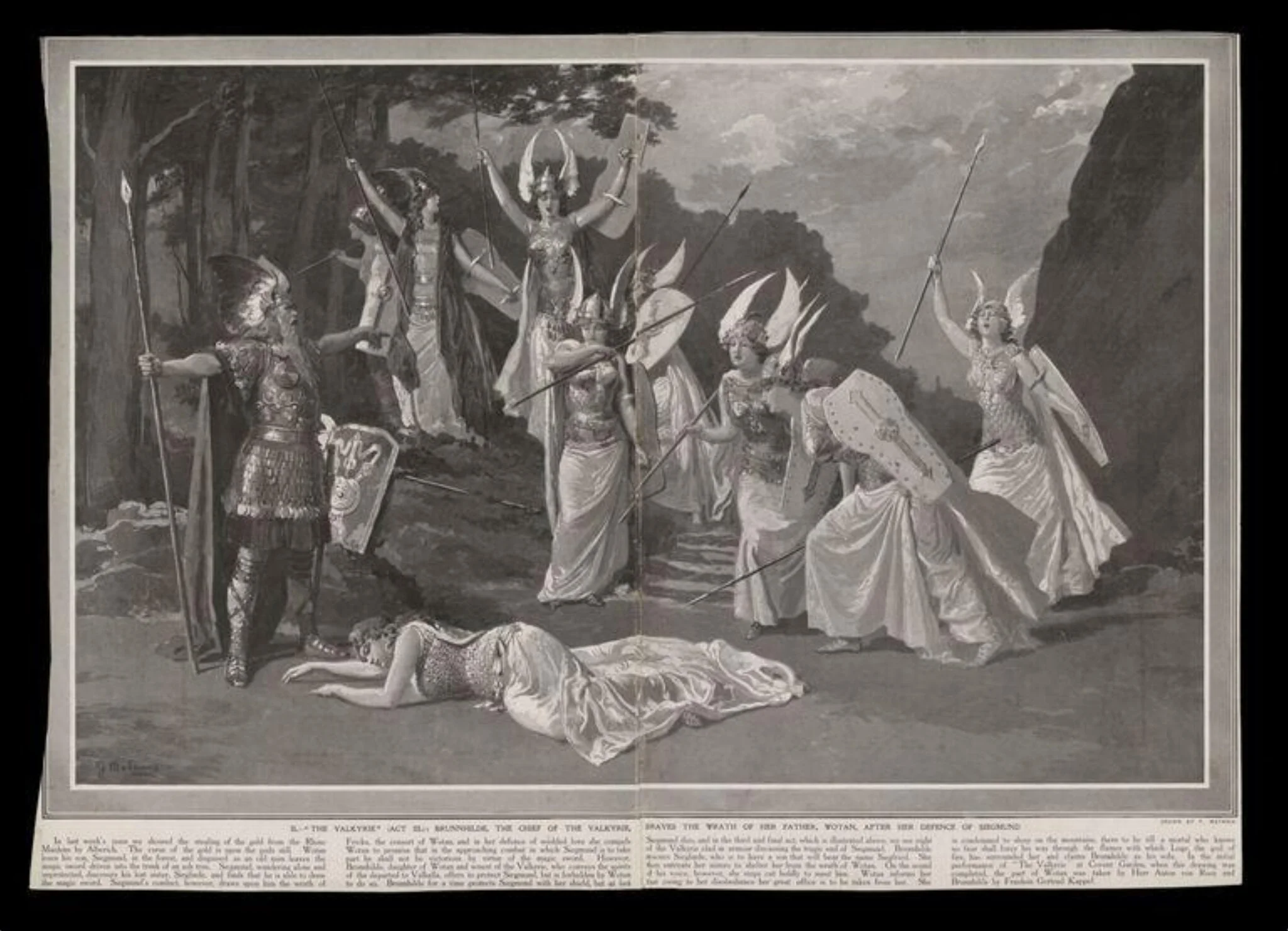 H Beard Print Collection, by Fortunino Matania, 1905