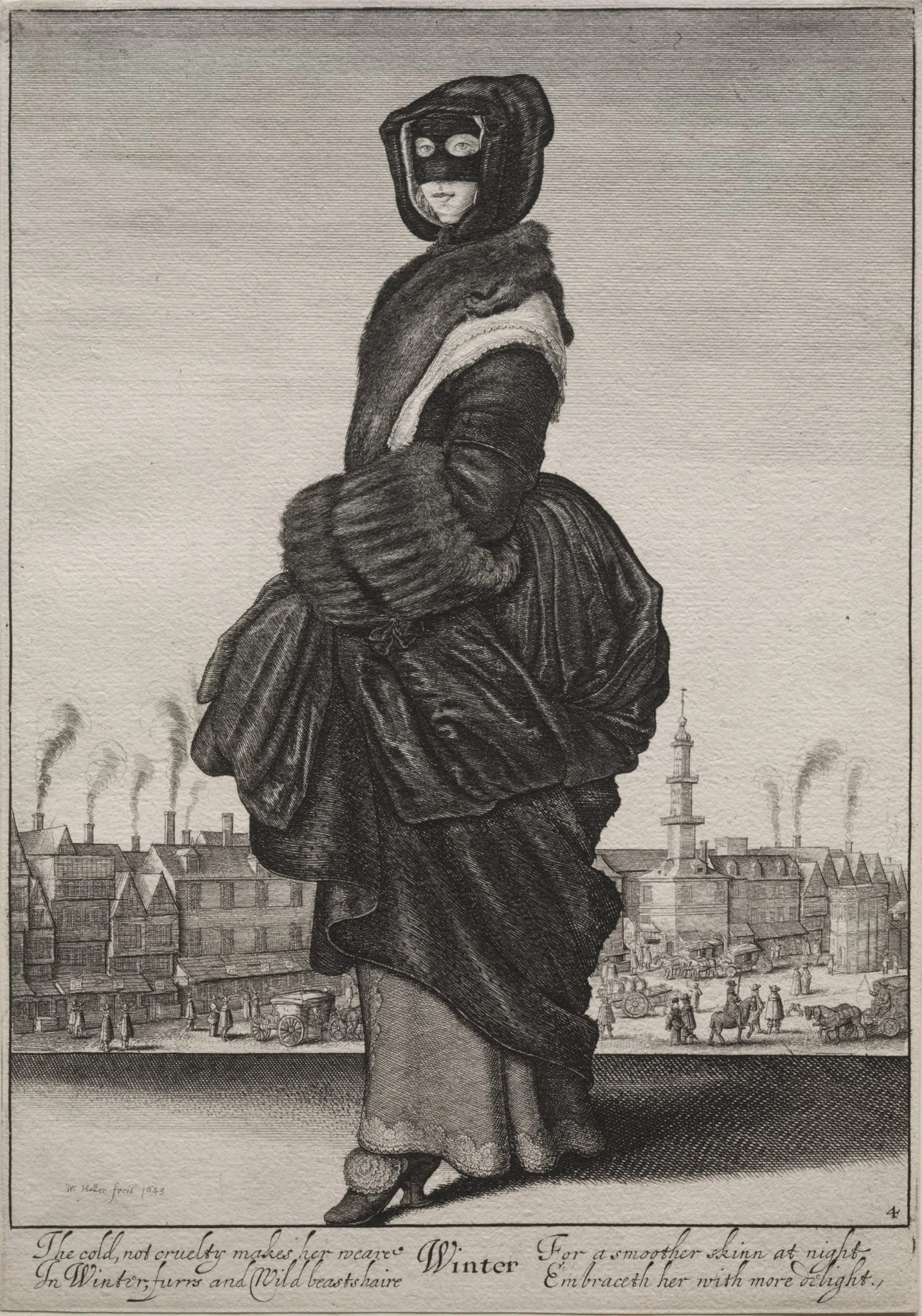 Winter, by Wenceslaus Hollar, 1644
