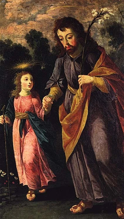 Saint Joseph and the Child, by Josefa de Óbidos, unspecified, 1670