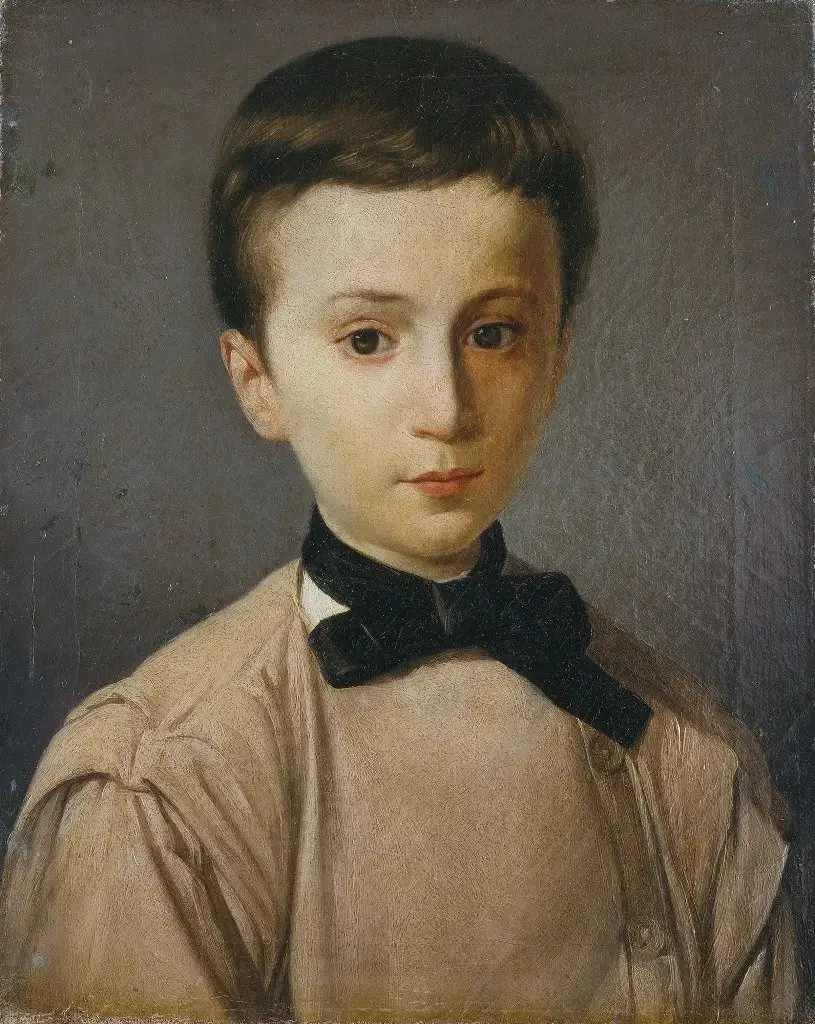 Portrait of his brother Ettore as a child