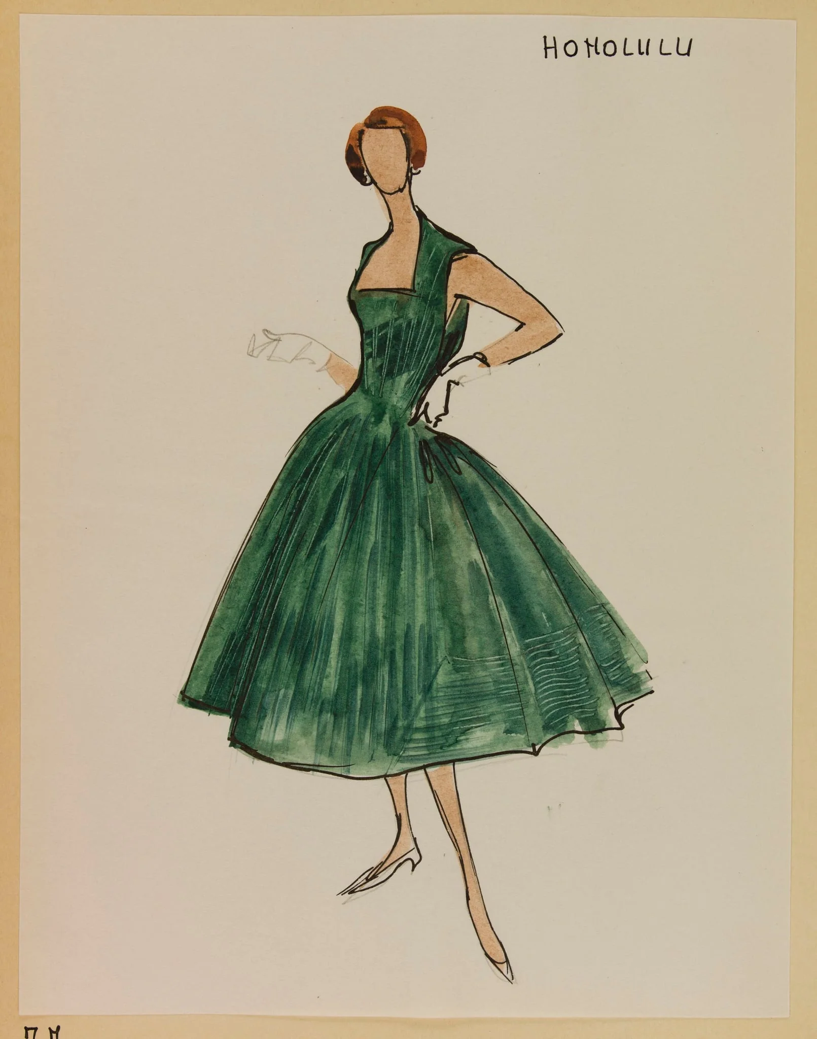 Honolulu, by Carven, 1955