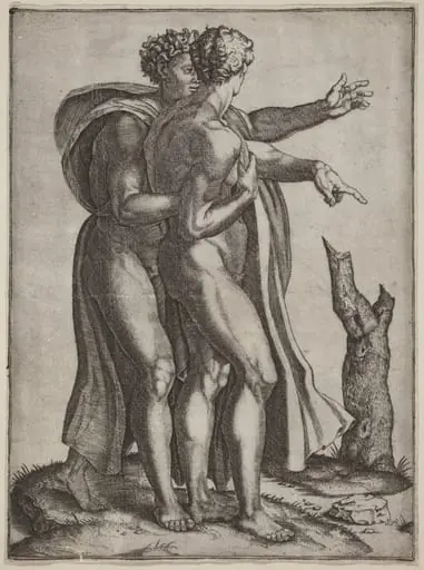 Two Nude Men